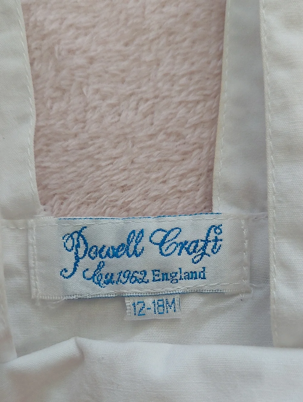 POWELL CRAFT White Nautical Shortalls with Anchor Accent NWOT